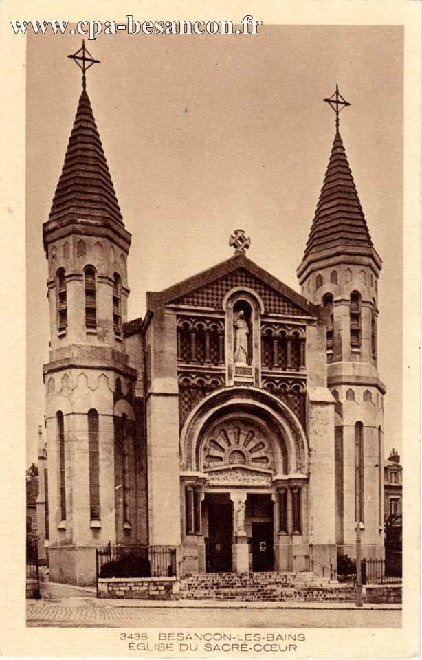 3438 BESANÇON-LES-BAINS - ÉGLISE DU SACRÉ-CŒUR